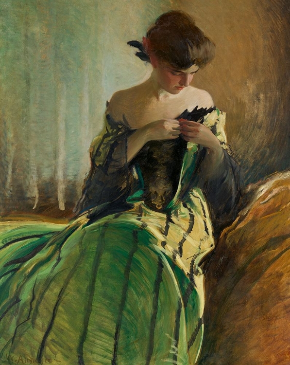 Picture of STUDY IN BLACK AND GREEN