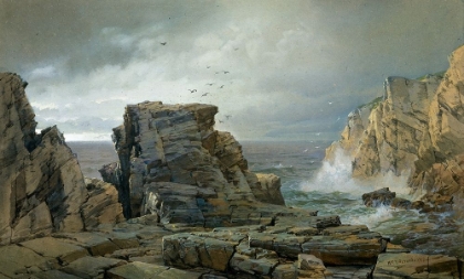 Picture of A ROCKY COAST 1877
