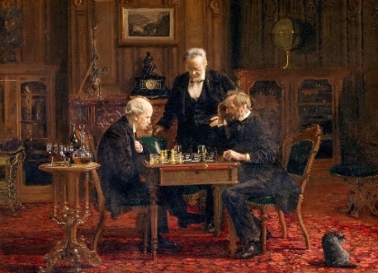 Picture of THE CHESS PLAYERS 1876