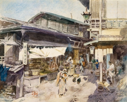 Picture of STREET SCENE IN IKAO, JAPAN