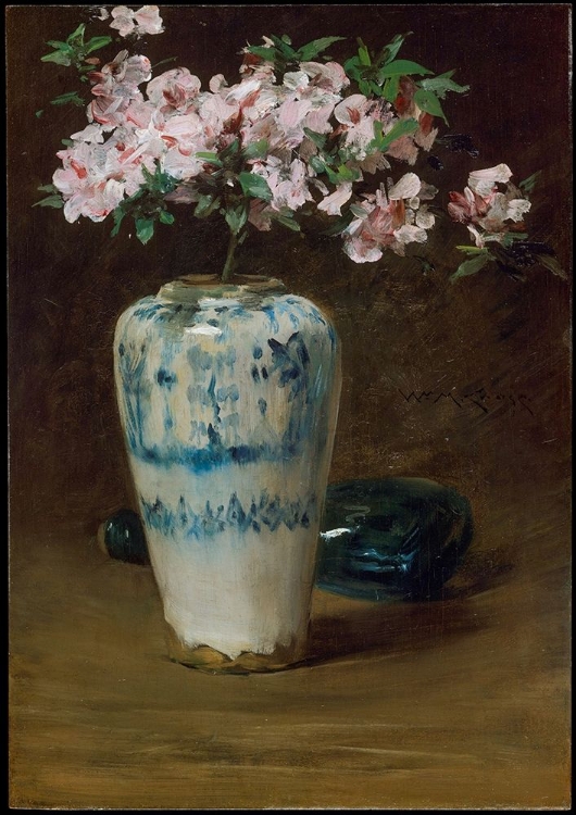 Picture of PINK AZALEA—CHINESE VASE