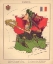 Picture of ANTHROPOMORPHIC MAP OF FRANCE