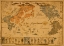 Picture of JAPANESE DIPTYCH PRINT SHOWS A MAP OF THE WORLD WITH INSET IMAGES OF FOREIGN PEOPLE.