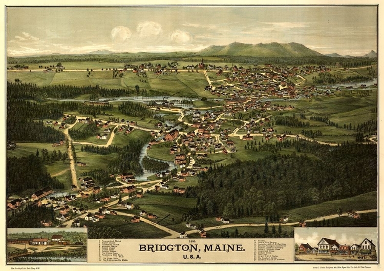 Picture of BRIDGETON-MAINE 1888