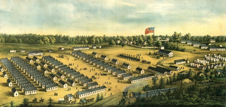 Picture of PAROLE CAMP ANNAPOLIS-MARYLAND 1864