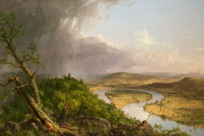 Picture of VIEW FROM MOUNT HOLYOKE, NORTHAMPTON, MASSACHUSETTS, AFTER A THUNDERSTORM—THE OXBOW
