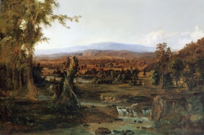 Picture of LANDSCAPE WITH SHEPHERD