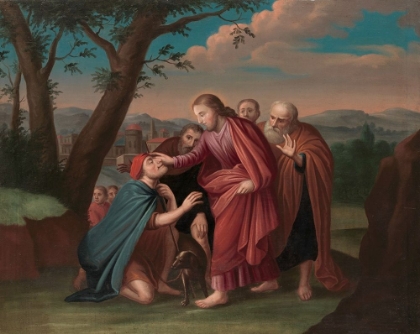 Picture of CHRIST HEALING THE BLINDMAN