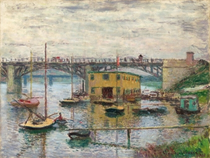 Picture of BRIDGE AT ARGENTEUIL ON A GRAY DAY
