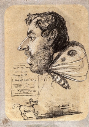 Picture of CARICATURE OF JULES DIDIER (“BUTTERFLY MAN”)