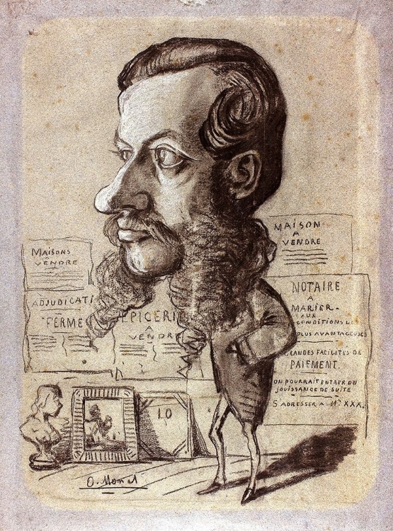 Picture of CARICATURE OF LÉON MANCHON