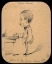 Picture of CARICATURE OF A MAN STANDING BY DESK