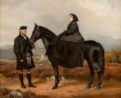 Picture of QUEEN VICTORIA WITH JOHN BROWN