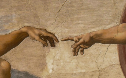 Picture of THE CREATION OF ADAM DETAIL