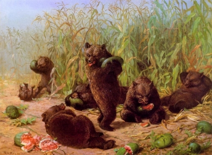 Picture of BEARS IN THE WATERMELON PATCH