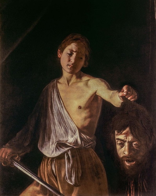 Picture of DAVID WITH THE HEAD OF GOLIATH