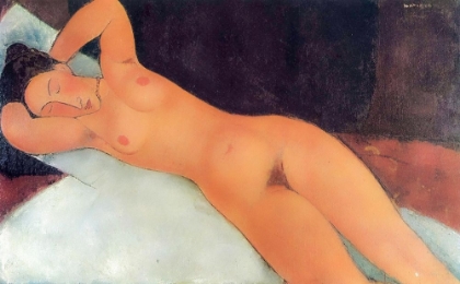 Picture of EYES CLOSED RECLINING NUDE