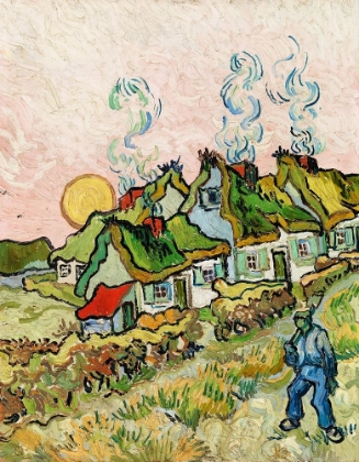 Picture of HOUSES AND FIGURE (1890)