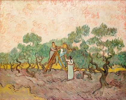 Picture of WOMEN PICKING OLIVES (1889)
