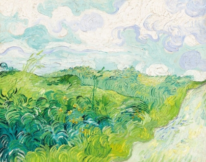 Picture of GREEN WHEAT FIELDS, AUVERS (1890) 
