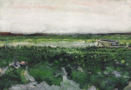 Picture of LANDSCAPE WITH WHEELBARROW (1883)