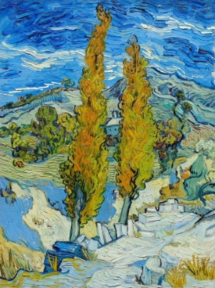 Picture of THE POPLARS AT SAINT-RÉMY (1889) 