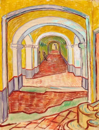 Picture of CORRIDOR IN THE ASYLUM (1889)