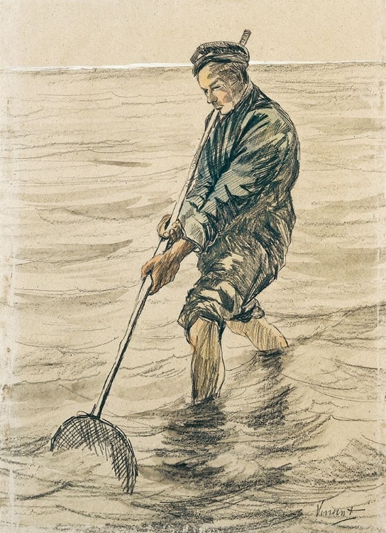 Picture of THE SHELL FISHERMAN (SCHELPENVISSER, 1863–1890)