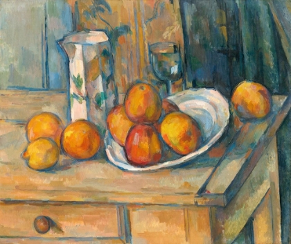 Picture of STILL LIFE WITH MILK JUG AND FRUIT (CA. 1900)