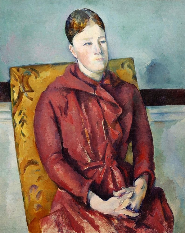 Picture of MADAME CÉZANNE IN A YELLOW CHAIR 