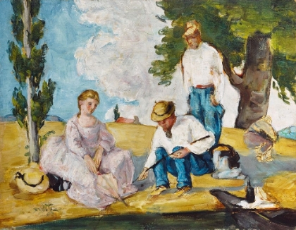 Picture of PICNIC ON A RIVERBANK