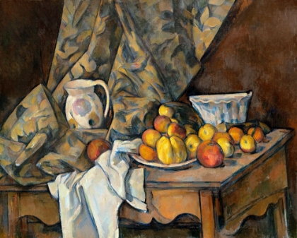Picture of STILL LIFE WITH APPLES AND PEACHES 