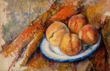 Picture of FOUR PEACHES ON A PLATE