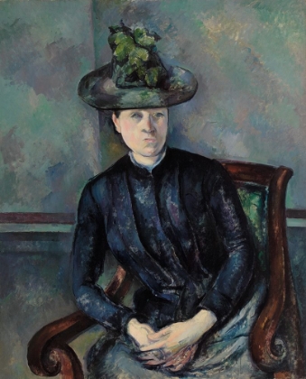 Picture of MADAME CÉZANNE WITH GREEN HAT 