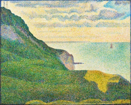 Picture of SEASCAPE AT PORT-EN-BESSIN, NORMANDY