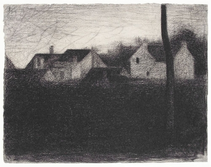 Picture of LANDSCAPE WITH HOUSES