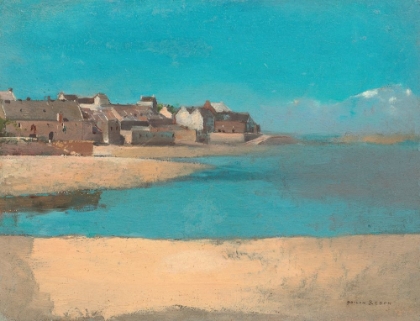 Picture of VILLAGE BY THE SEA IN BRITTANY