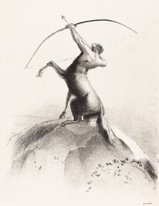 Picture of CENTAUR AIMING AT THE CLOUDS 