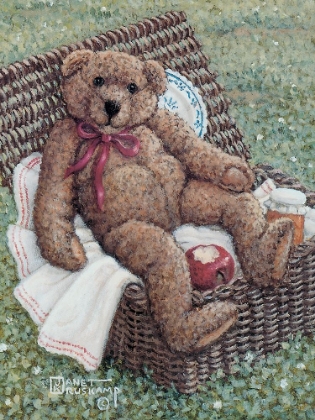 Picture of BEAR IN A BASKET