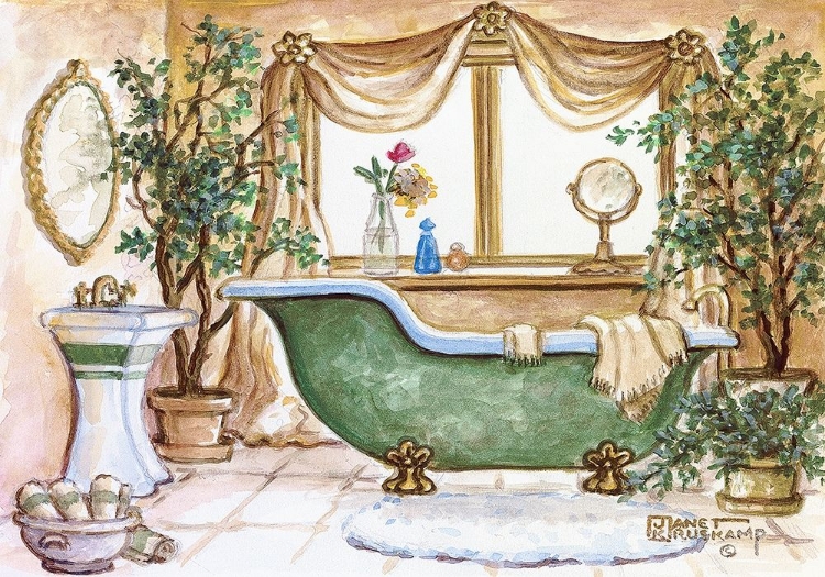 Picture of VINTAGE BATHTUB III