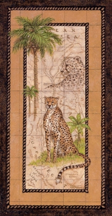 Picture of MAP WITH CHEETAH