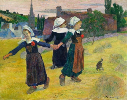 Picture of BRETON GIRLS DANCING, PONT-AVEN