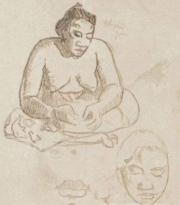 Picture of SEATED TAHITIAN WOMAN