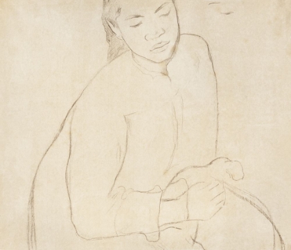 Picture of SEATED TAHITIAN WOMAN