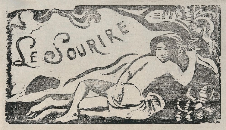 Picture of TAHITIAN WOMAN, HEADPIECE FOR LE SOURIRE