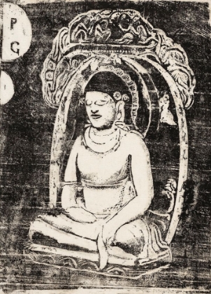 Picture of BUDDHA, FROM THE SUITE OF LATE WOOD-BLOCK PRINTS