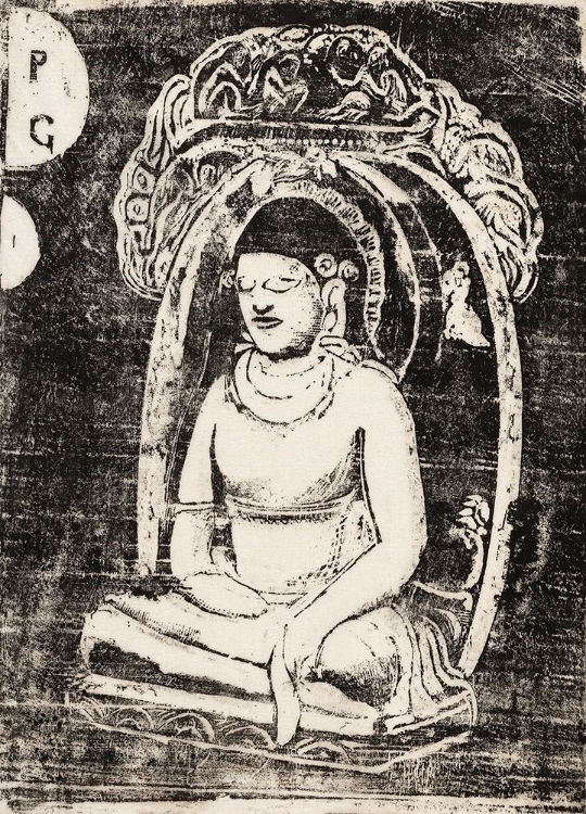 Picture of BUDDHA, FROM THE SUITE OF LATE WOOD-BLOCK PRINTS