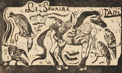 Picture of A HORSE AND BIRDS, HEADPIECE FOR LE SOURIRE