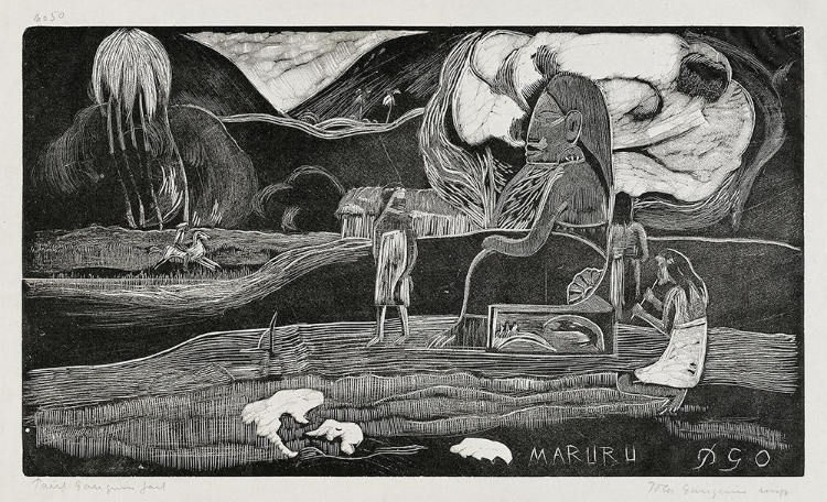 Picture of OFFERINGS OF GRATITUDE (MARURU), FROM THE NOA NOA SUITE