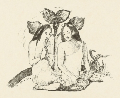 Picture of TWO SITTING MAORI WOMEN